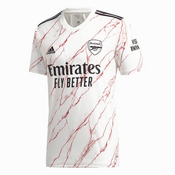 Tailandia Camiseta Arsenal Segunda Equipación 2020-2021 Blanco